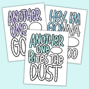 Lettering Charts Bundle